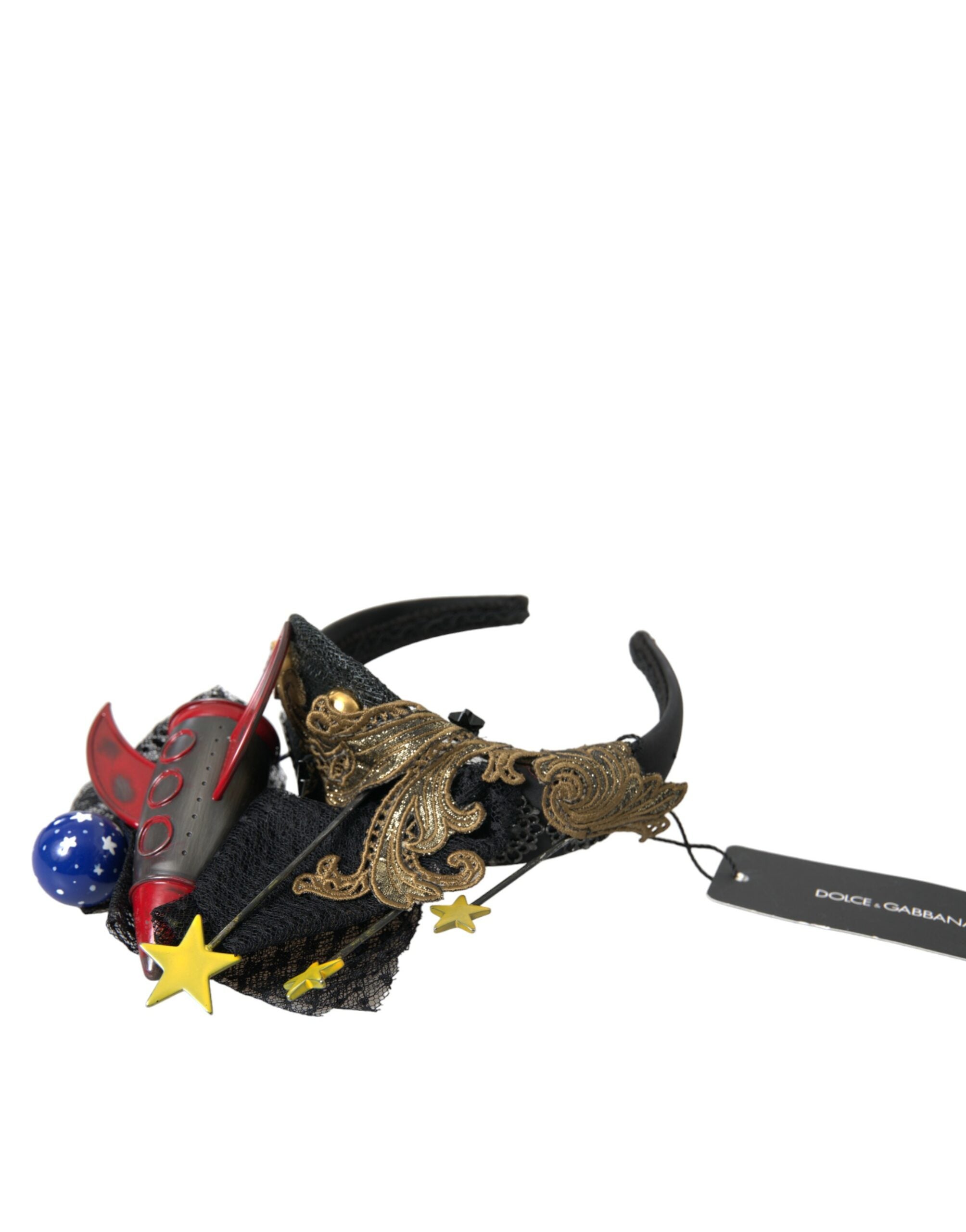 Multicolor Missile Rocket Crystal Stars Stirnband Diadem