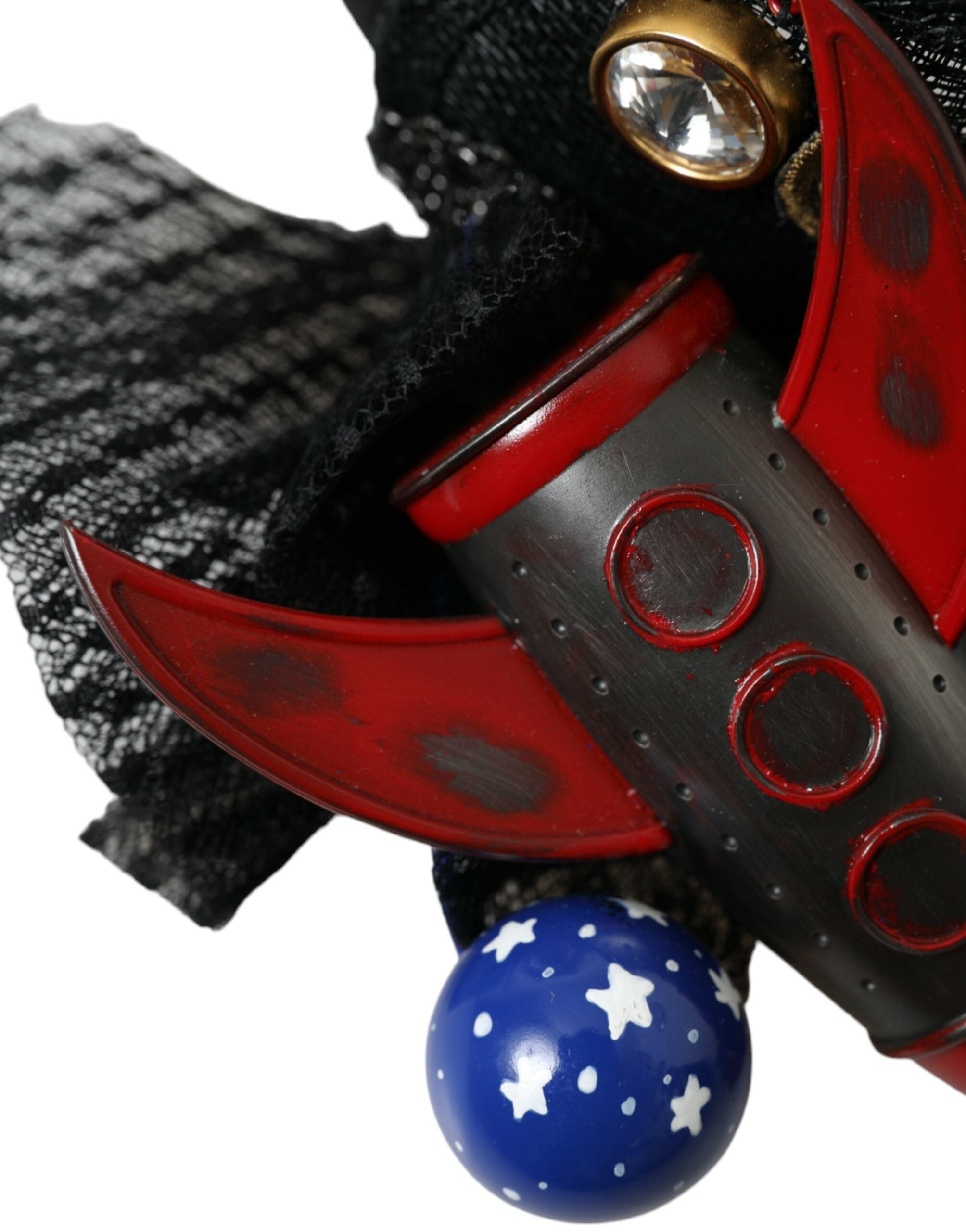 Multicolor Missile Rocket Crystal Stars Stirnband Diadem