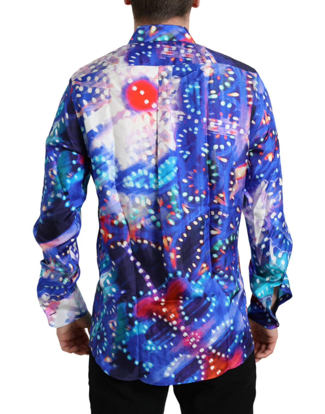 Purple Luminarie silk shirt MARTINI
