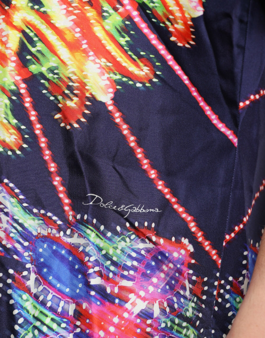 Multicolor Luminarie silk casual shirt