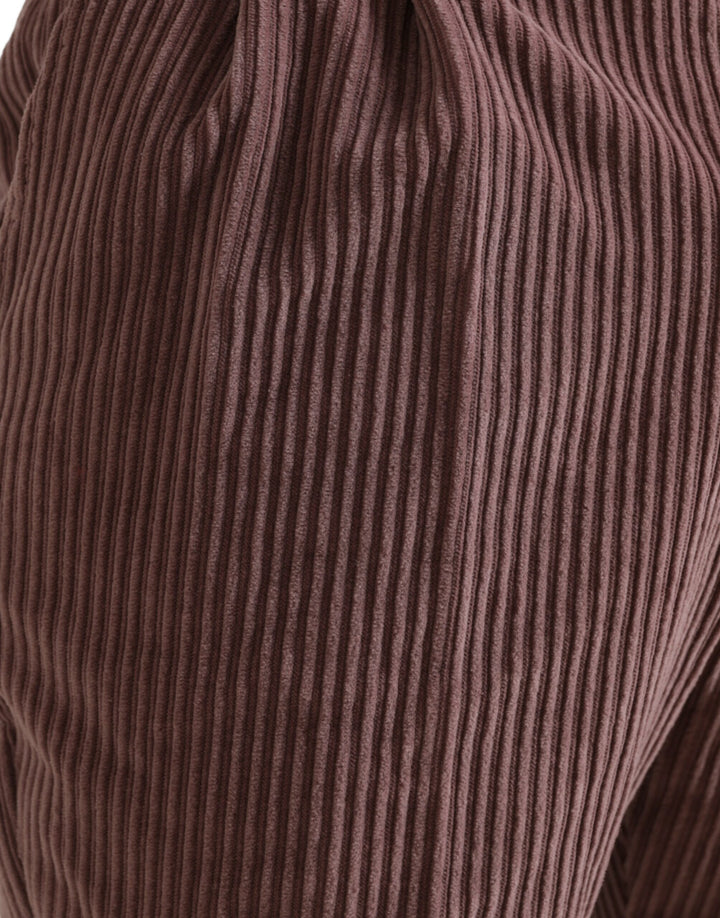 Purple corduroy cotton stretch skinny pants