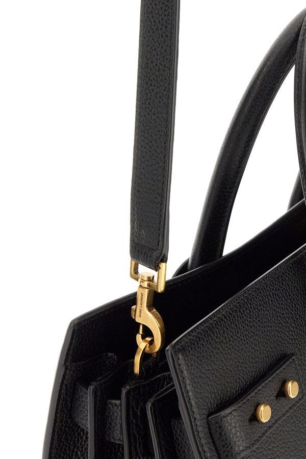 Sac de Jour handbag made of black calfskin