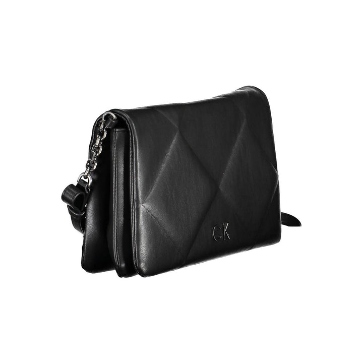 Calvin Klein Schwarze Polyester Handtasche