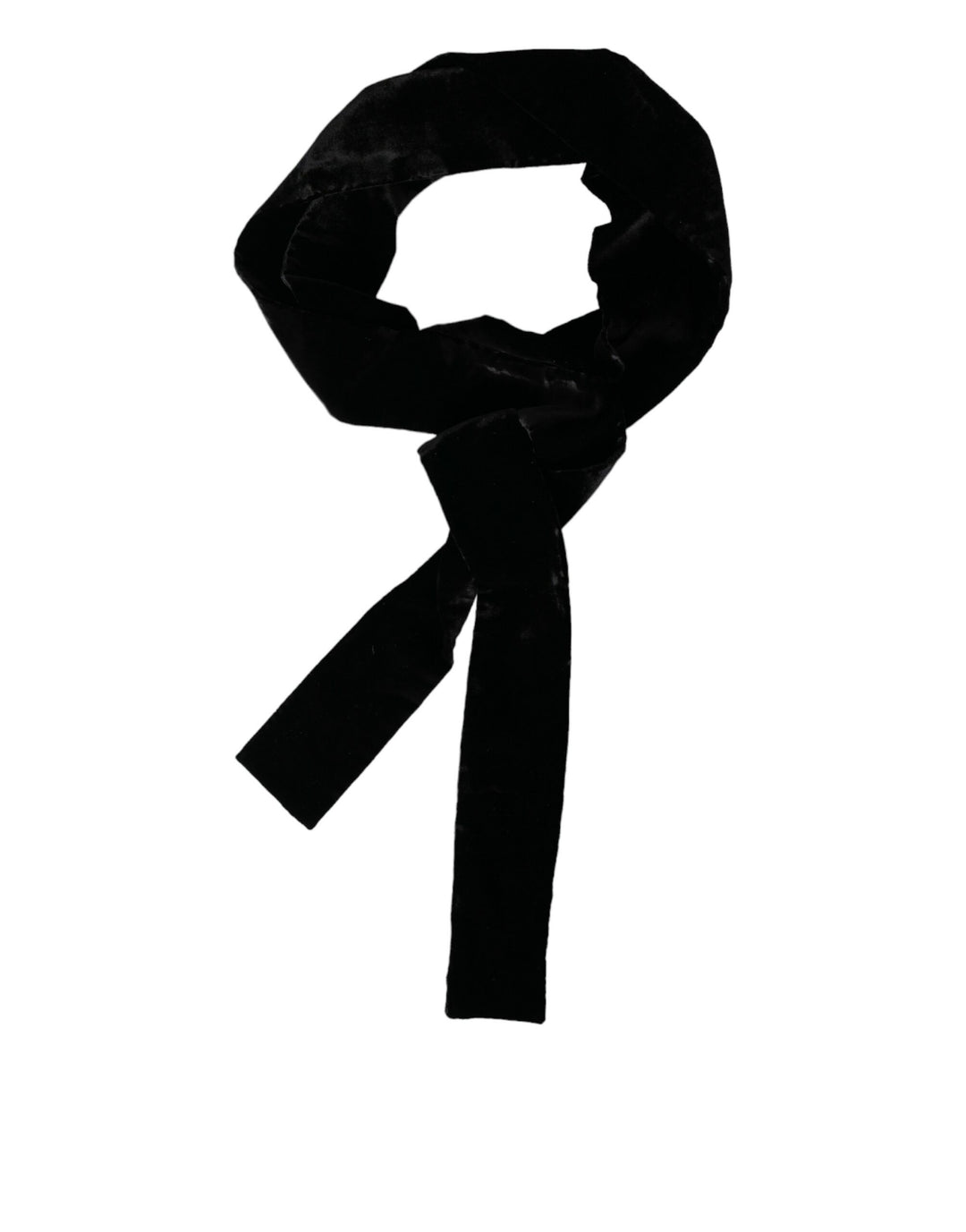 Black viscose belt for women with wide waist
