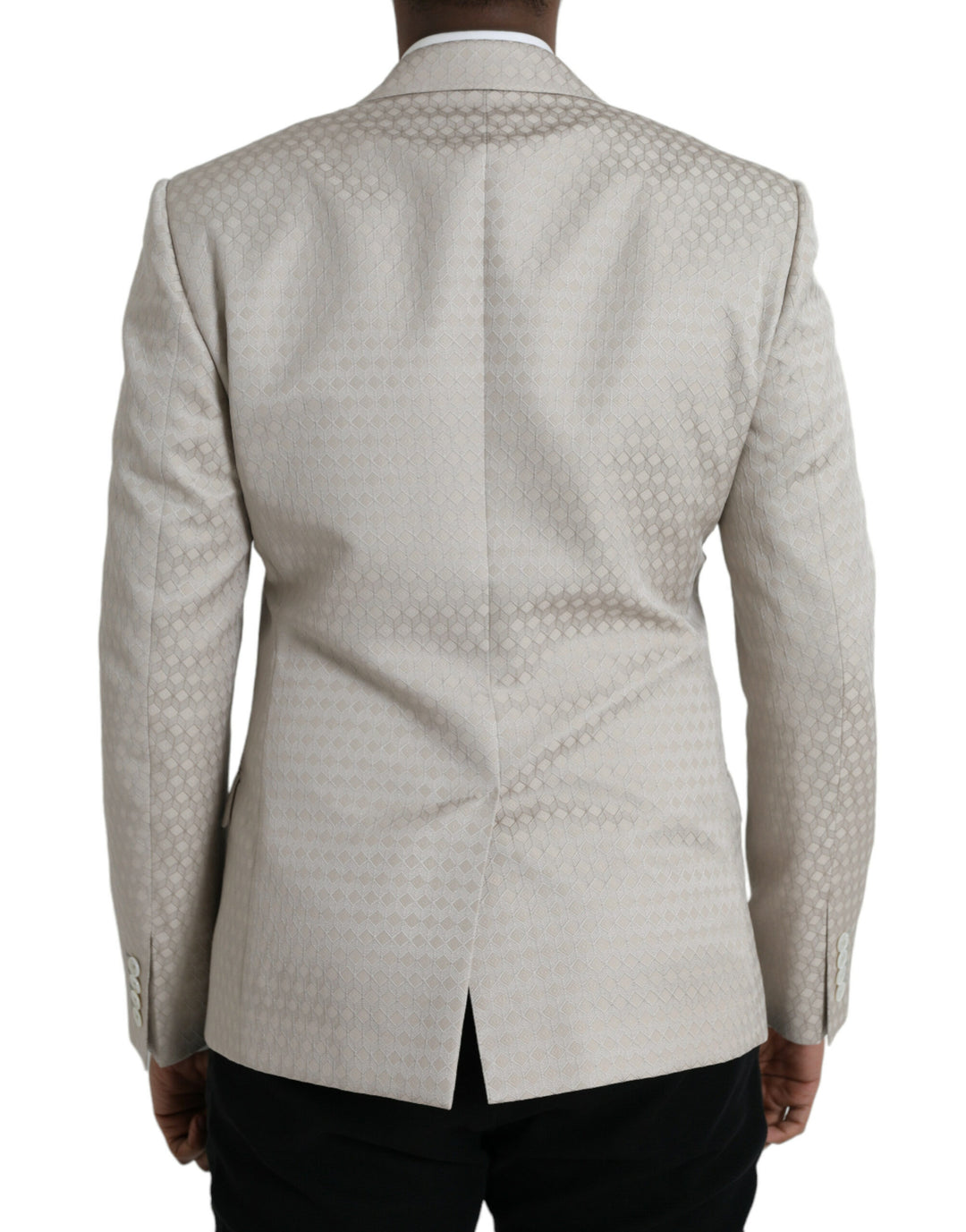 Beige MARTINI single-breasted coat blazer