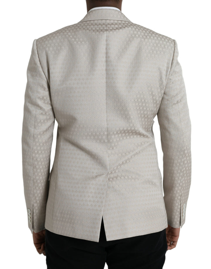 Beige MARTINI single-breasted coat blazer