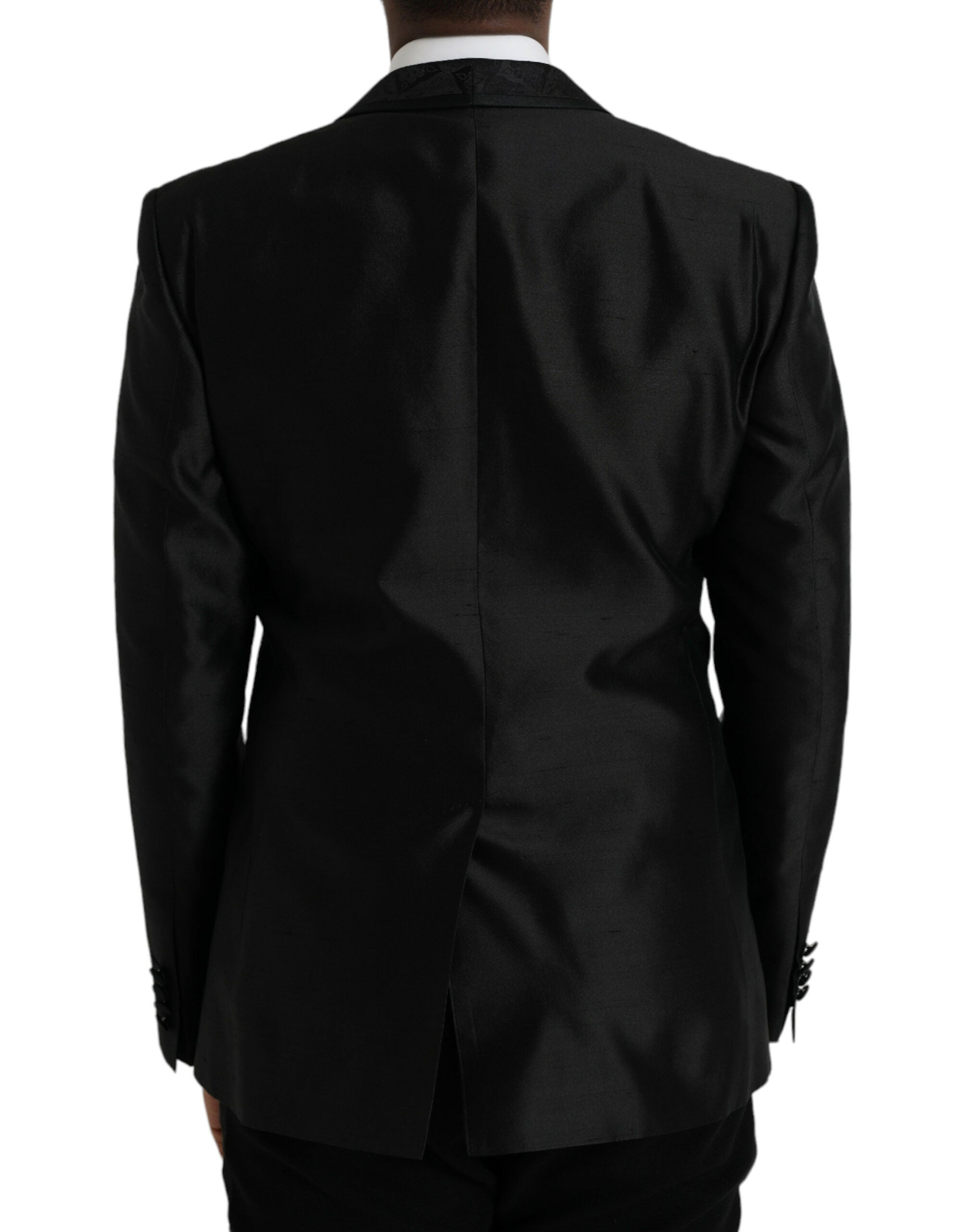 Black MARTINI single-breasted coat blazer