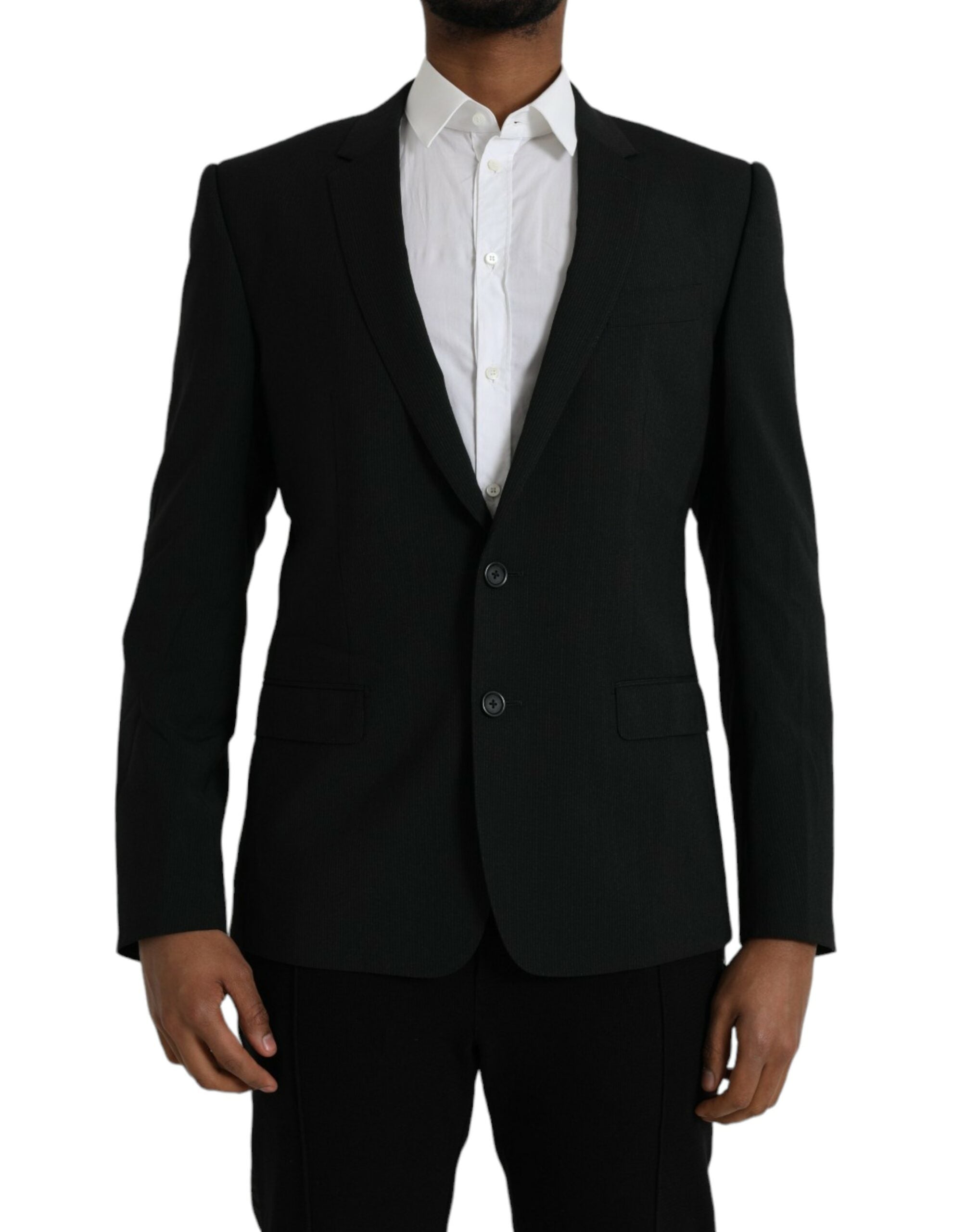 Blue GOLD notched single-breasted blazer