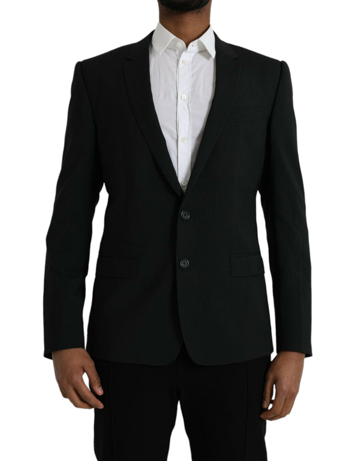 Blue GOLD notched single-breasted blazer