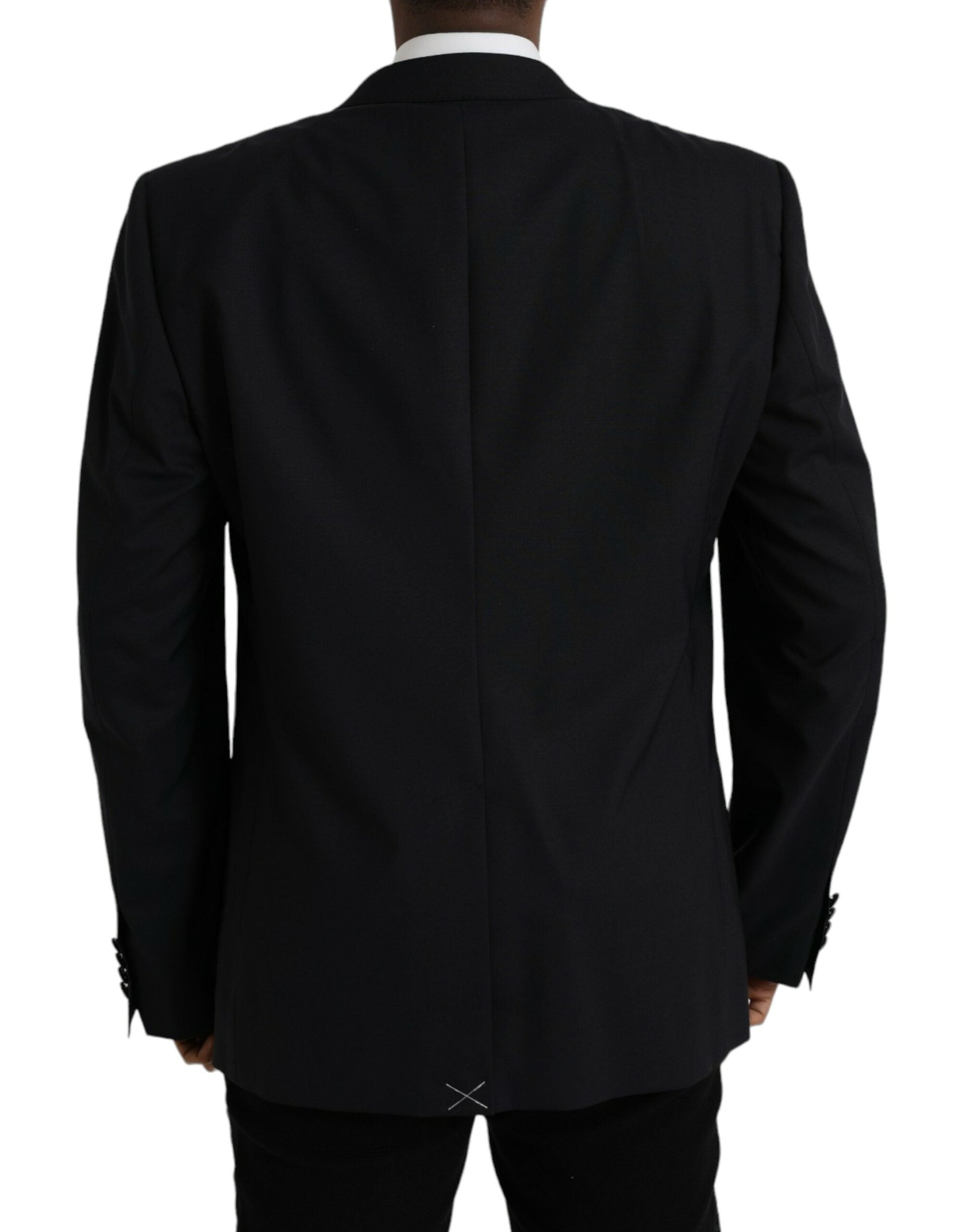 Blue MARTINI single-breasted coat blazer