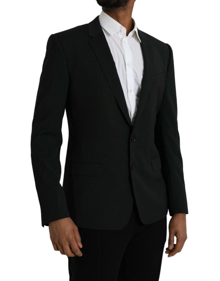 Blauer MARTINI Schal Einreihiger Blazer