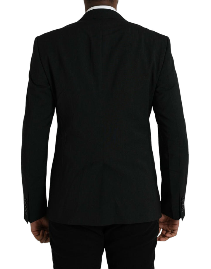 Blauer MARTINI Schal Einreihiger Blazer
