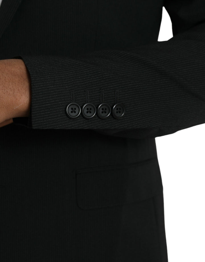 Blauer MARTINI Schal Einreihiger Blazer