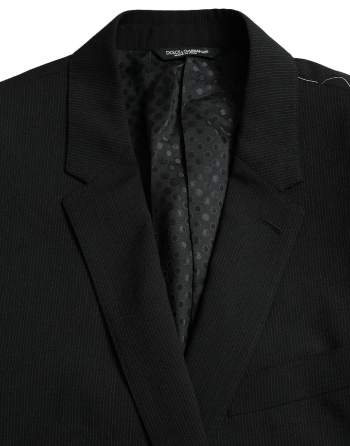 Blauer MARTINI Schal Einreihiger Blazer
