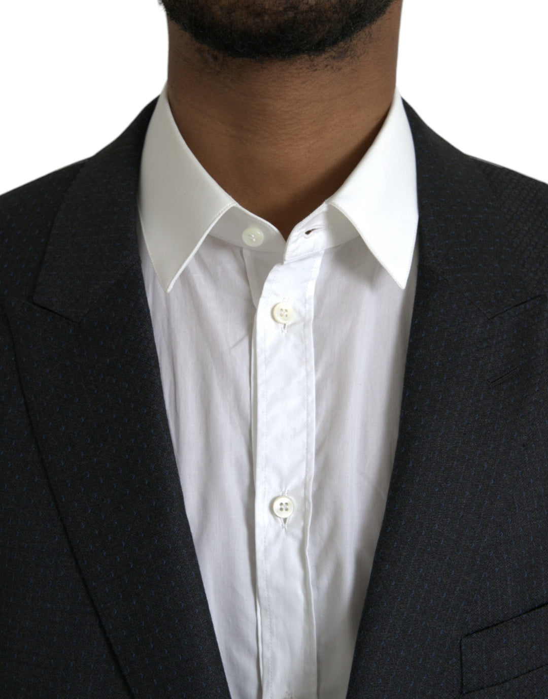 Black wool coat MARTINI single-breasted blazer