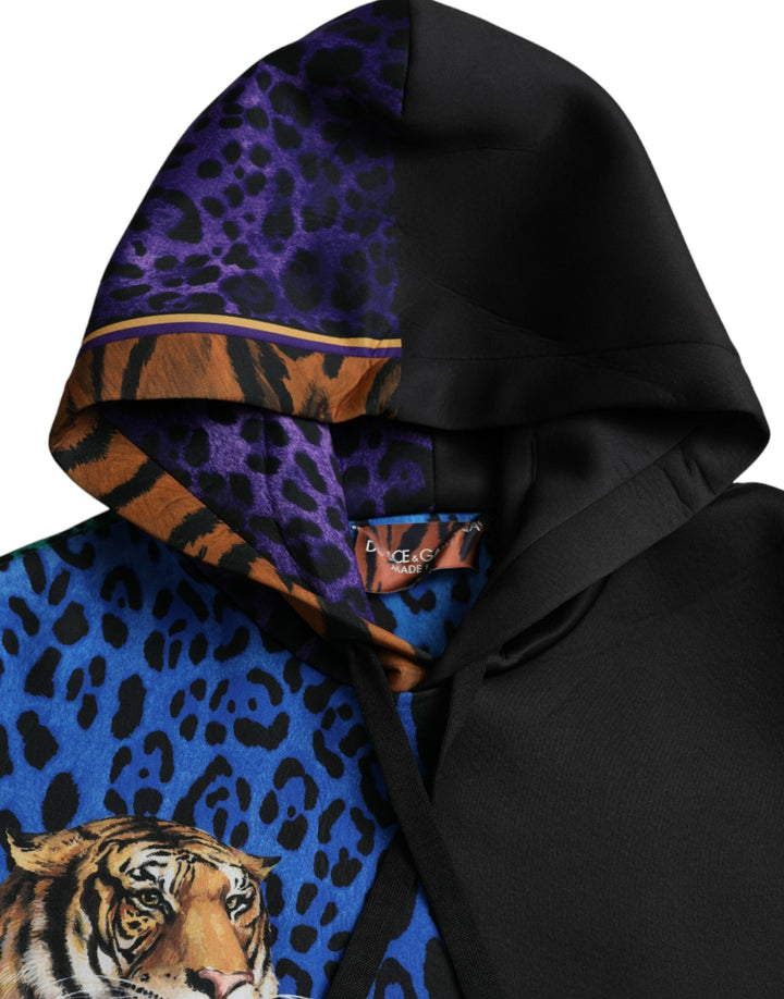 Multicolor Tiger Sweatshirt with Hood Pullover