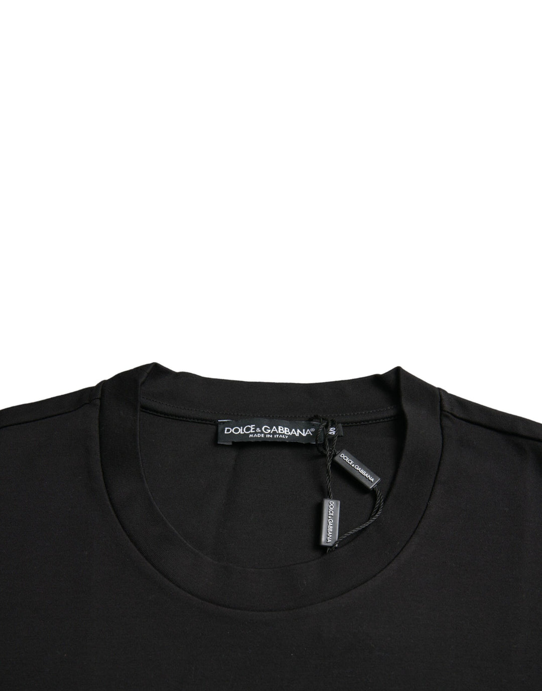 Schwarzes With Love Always Rundhalsausschnitt-T-Shirt