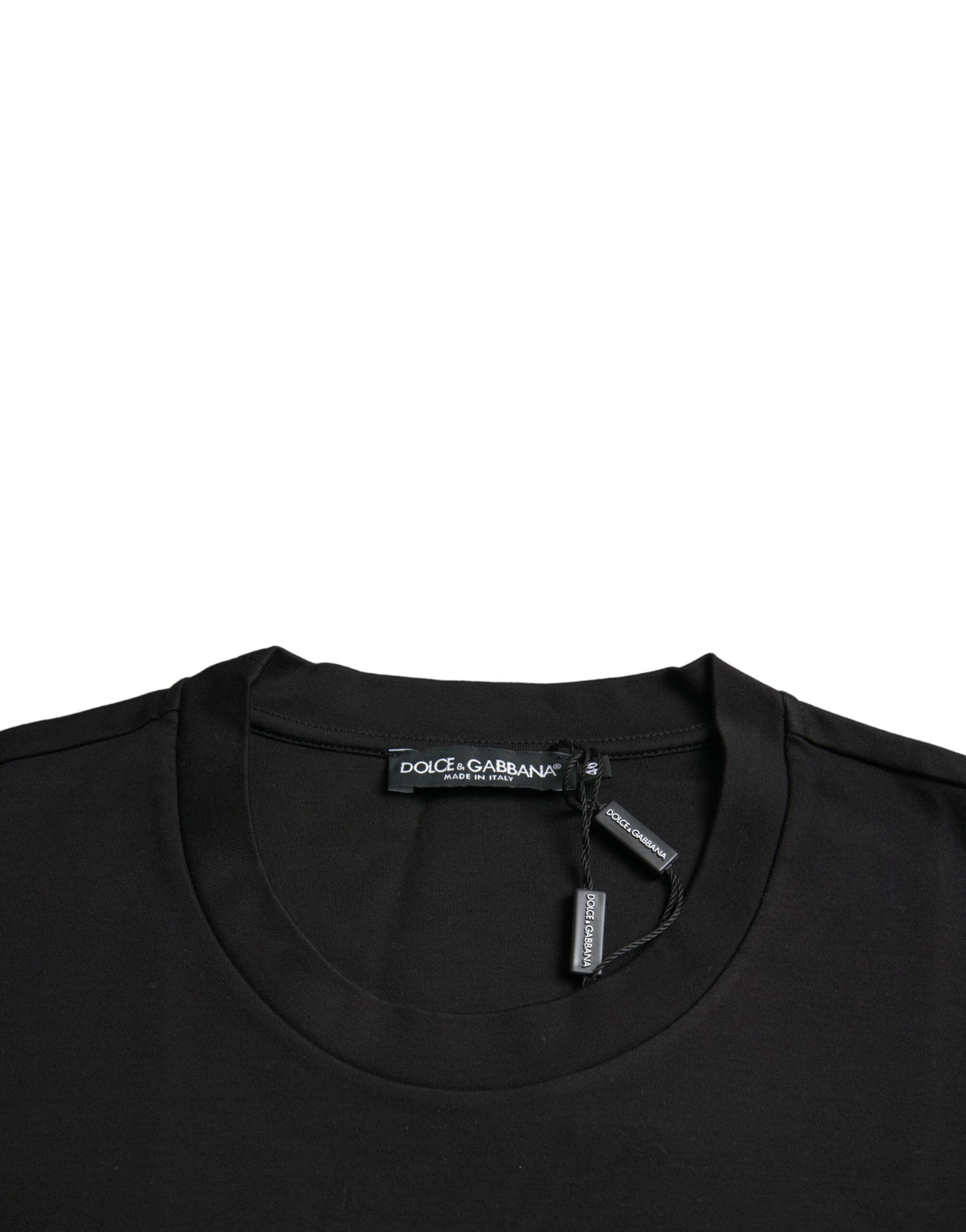 Black With Love Always Crew Neck T-Shirt