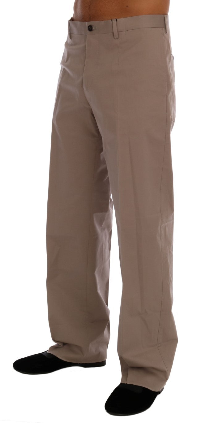 Chic beige chinos casual pants