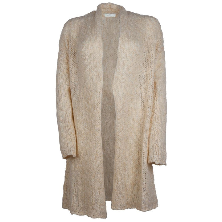 Beige acrylic dress
