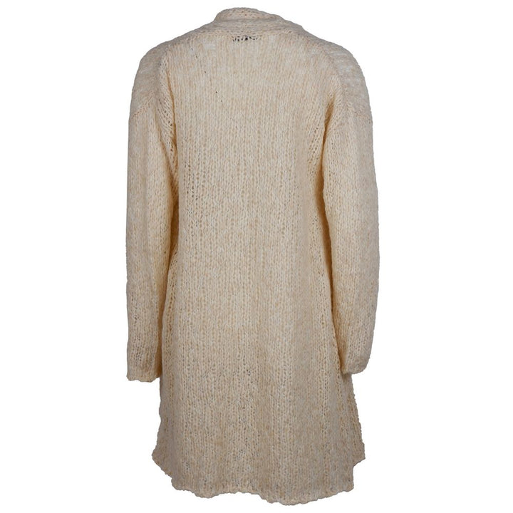 Beige acrylic dress