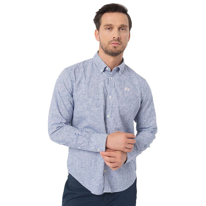 Blue cotton shirt