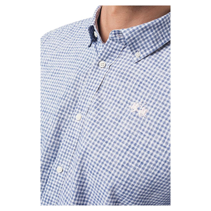 Blue cotton shirt