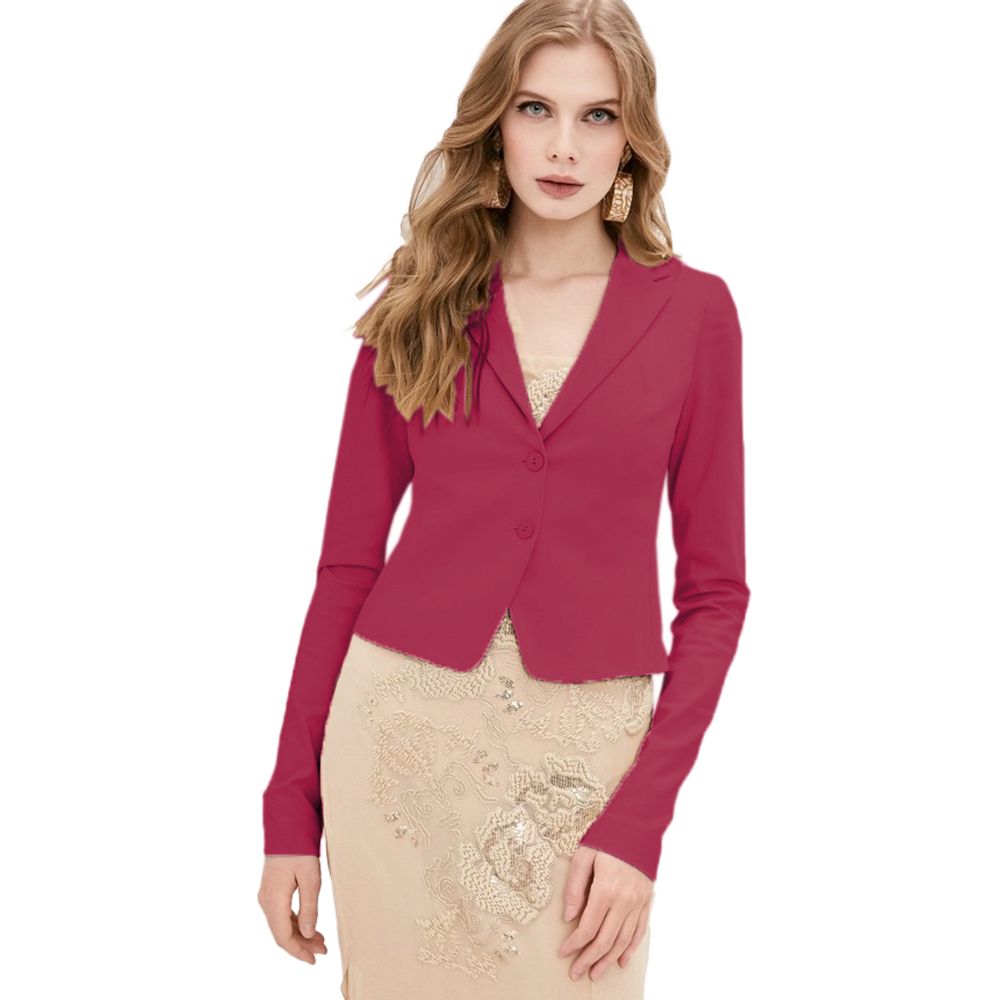 Patrizia Pepe Fuchsia Baumwolle Anzüge & Blazer