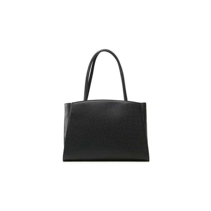 Elegantes Silber-Logo Eco-Leder Shopper