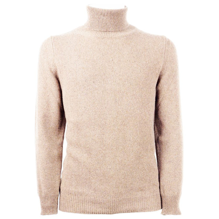 Beige cashmere sweater for men