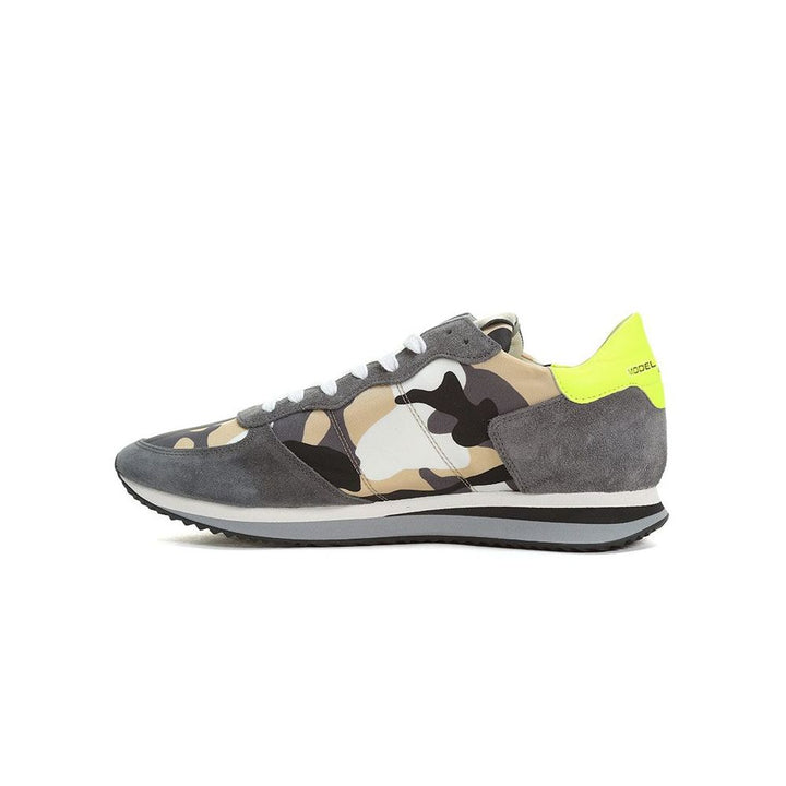 Philippe Model Army Chic Sneakers aus Stoff und Wildleder