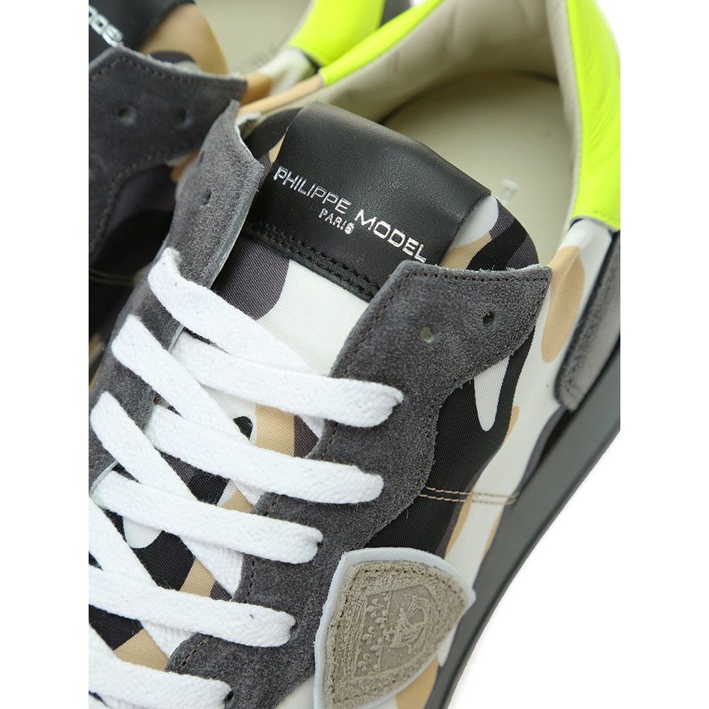 Philippe Model Army Chic Sneakers aus Stoff und Wildleder