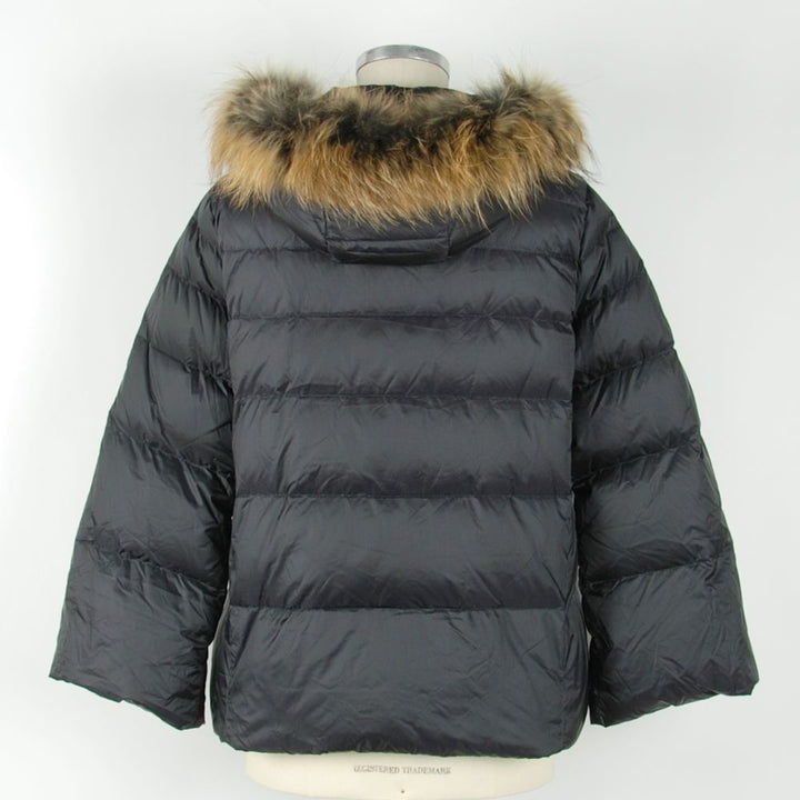 Schwarze Polyamid Damen Jacke
