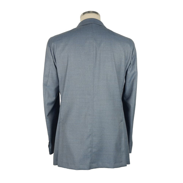 Blauer Woll-Blazer für Männer