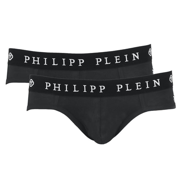 Philipp Plein Schwarz Baumwolle Männer Boxer Short Pack