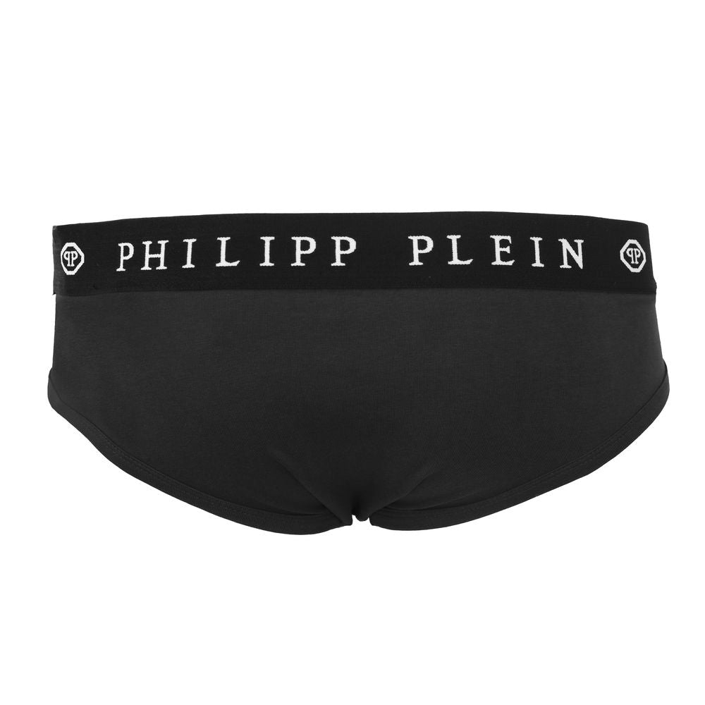 Philipp Plein Schwarz Baumwolle Männer Boxer Short Pack