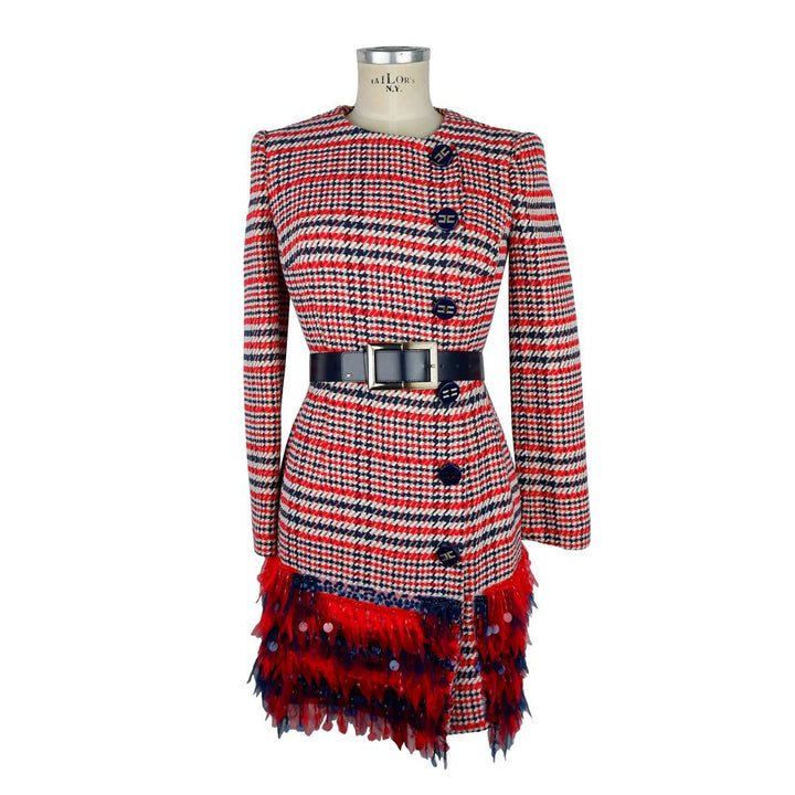 Rotes Baumwollkleid für Frauen