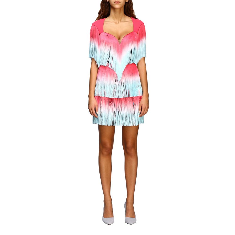 Rosa Polyester Damen Kleid