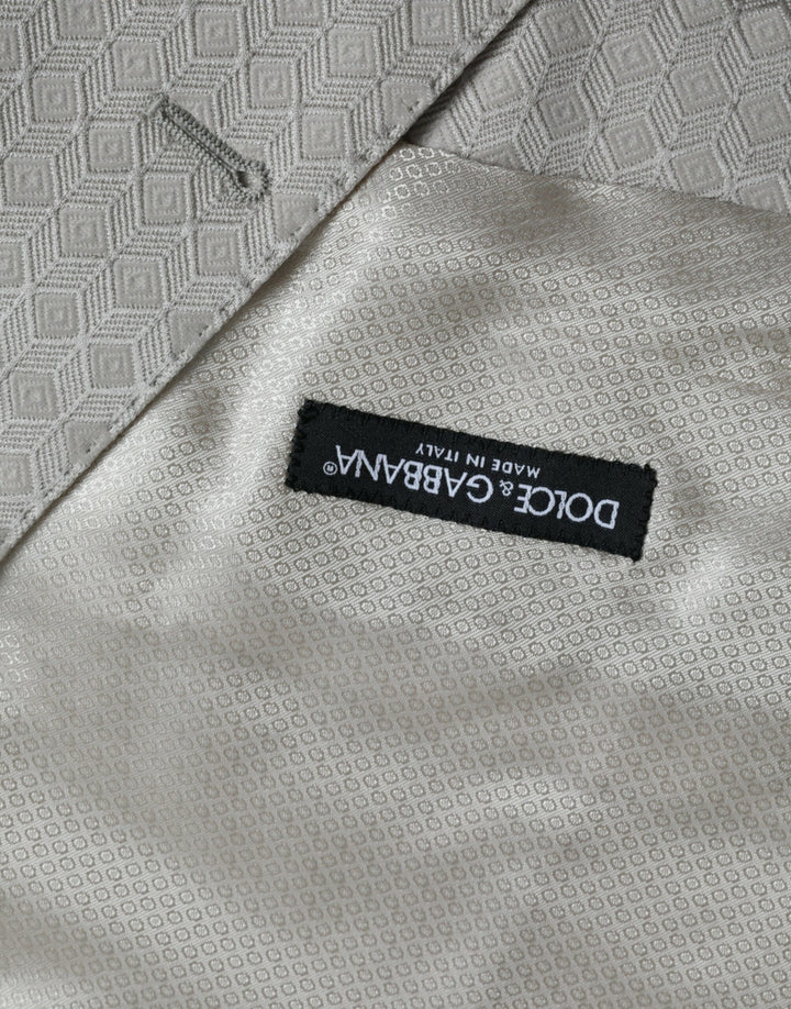 Off White Cotton Vest Dress Formal Vest