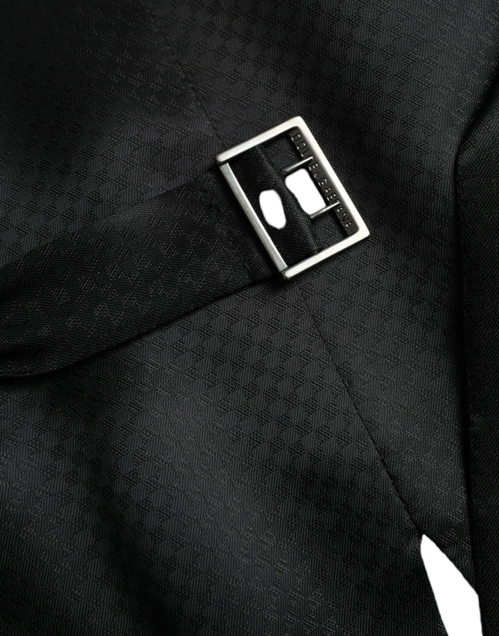 Braunes Wollwams Kleid Formelle Weste