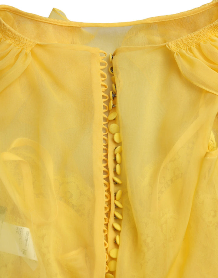 Yellow silk coat dress with belt Long maxi dress