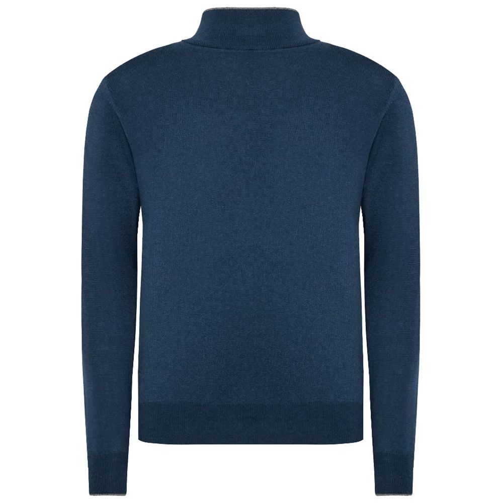 La Martina Blauer Pullover aus Acryl