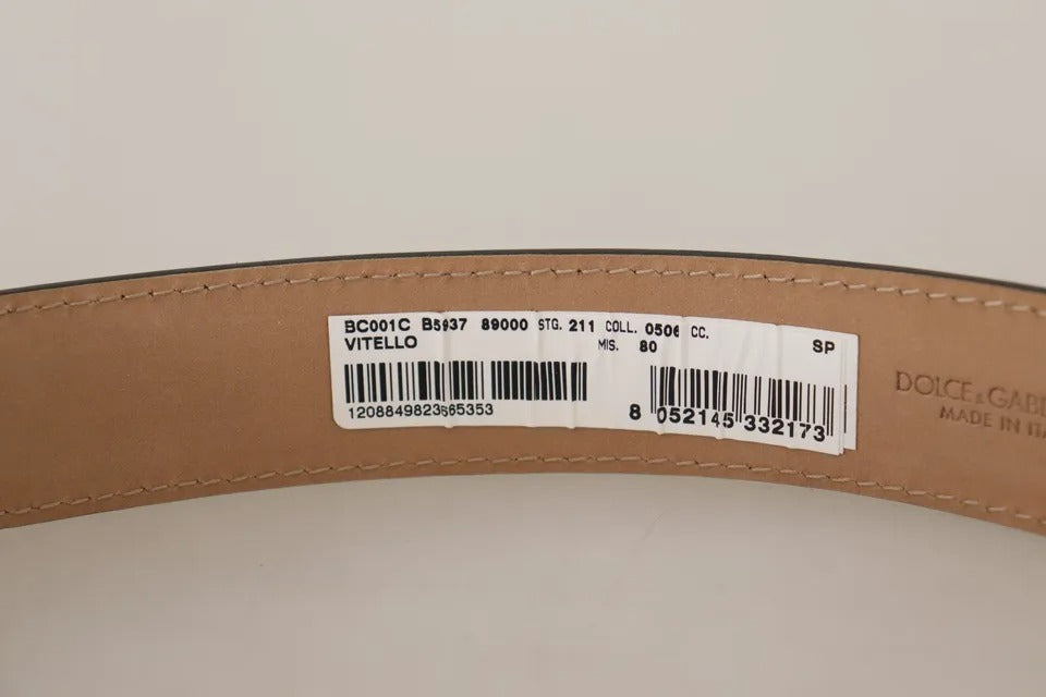 Schwarzes Leder Gold Metall Logo gravierte Schnalle Gürtel