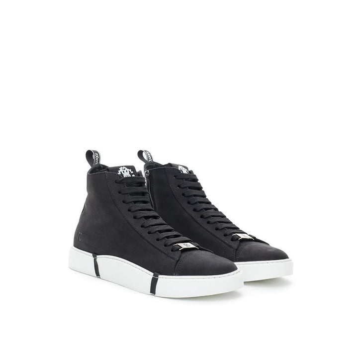 Roberto Cavalli Elegante Wildleder-Sneakers in schickem Schwarz