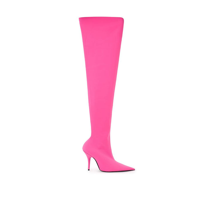 Balenciaga Elegante rosa Polyester-Stiefeletten