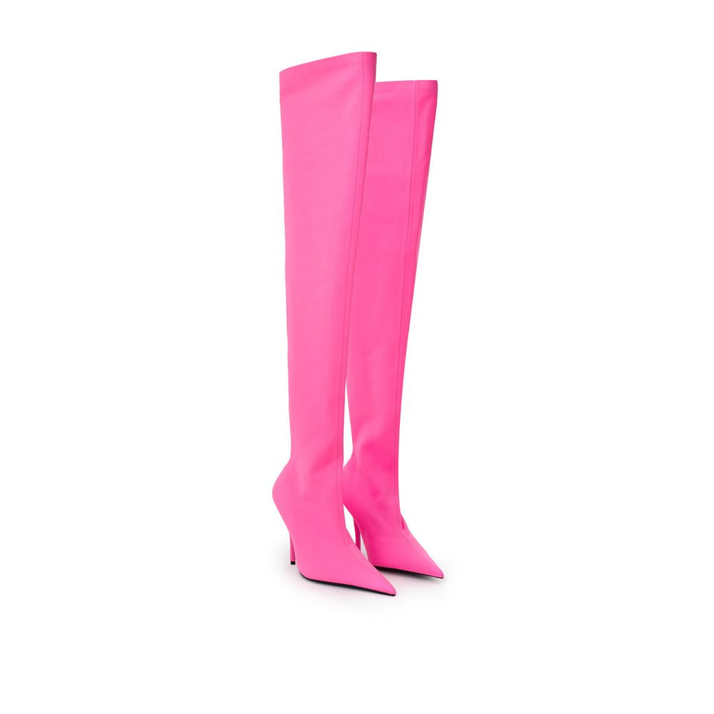 Balenciaga Elegante rosa Polyester-Stiefeletten