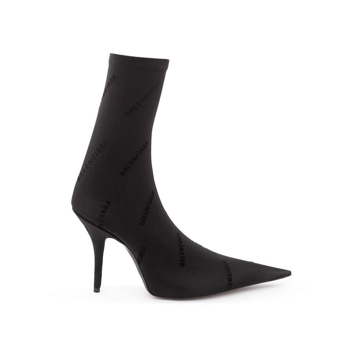 Balenciaga Elegante schwarze Statement-Stiefel aus Spandex