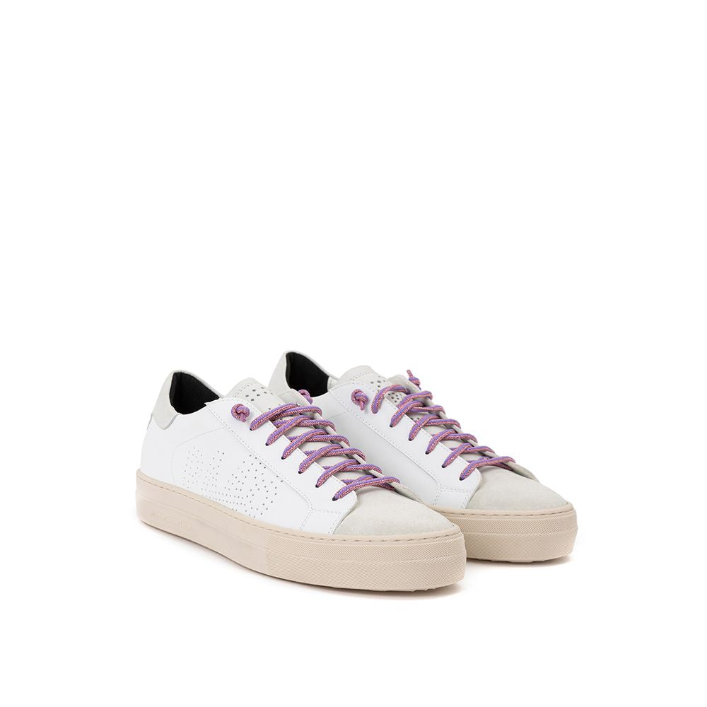 P448 Weißes Leder Sneaker