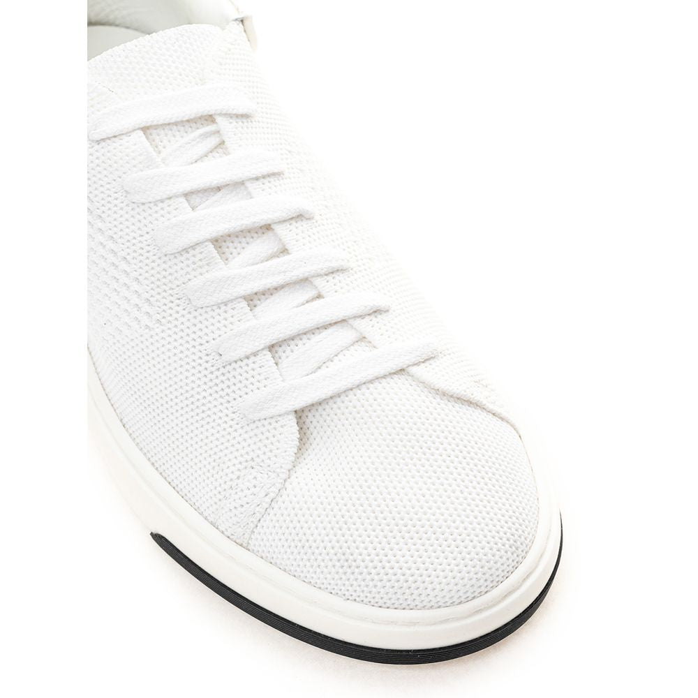 Casadei Elegante weiße Leder-Sneakers