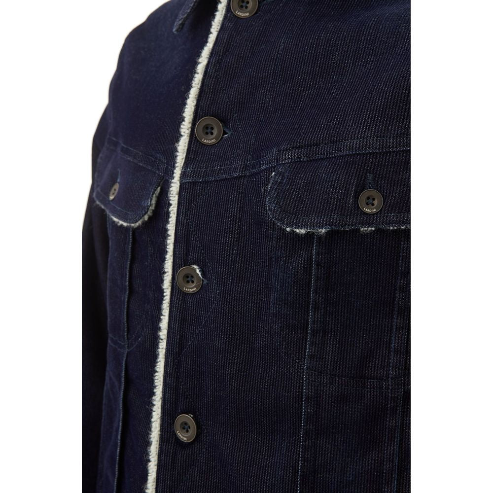 Lardini Blaue Baumwolljacke